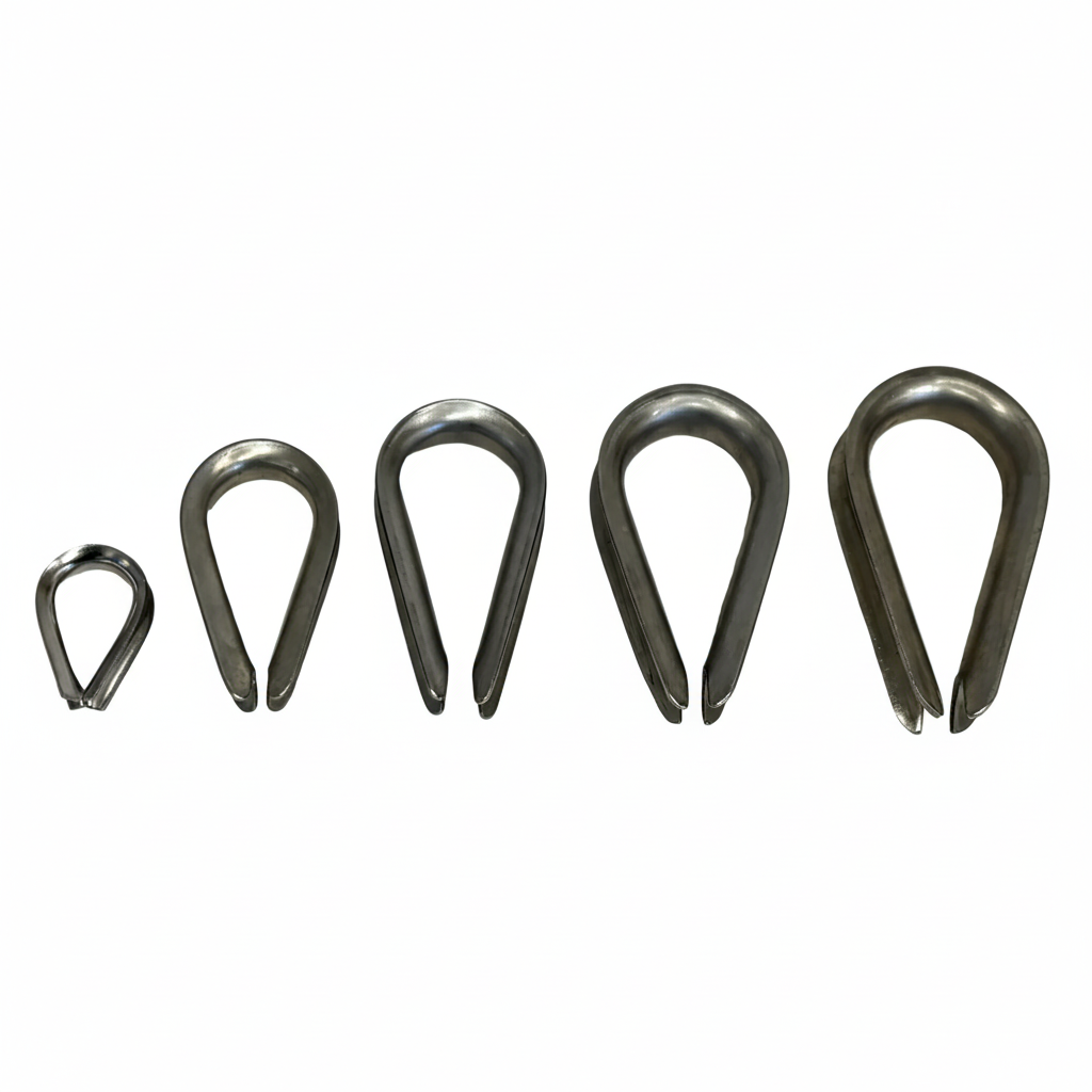 Wire Rope Thimbles Size Range 1:1